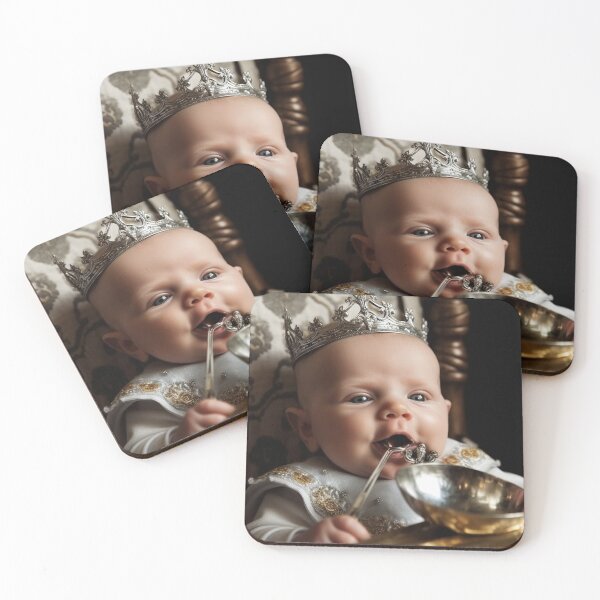 Item preview, Born With A Silver Spoon In One's Mouth - Royal Utensil designed and sold by visualidioms.