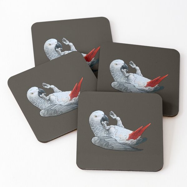 Item preview, African Grey Parrot (Congo) Throw Pillow 	 designed and sold by dprmuzrwnkc15.