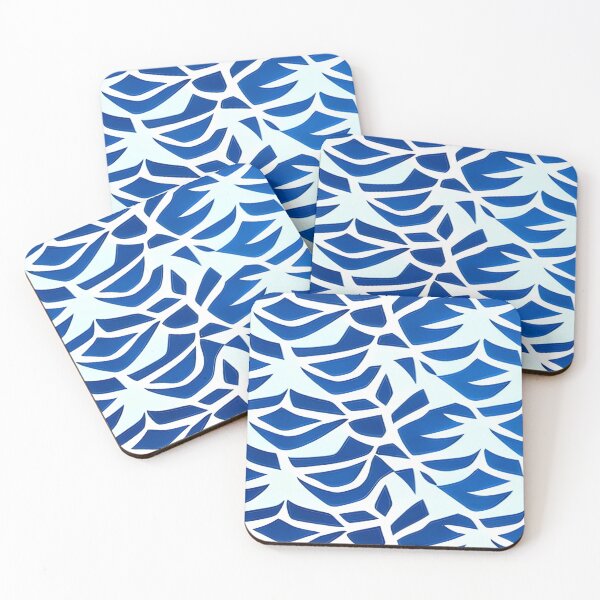 Item preview, Abstract Blue and White Pattern designed and sold by calibrit.