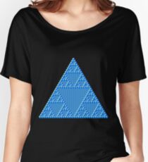 Sierpinski Cube Triangle Women's Relaxed Fit T-Shirt