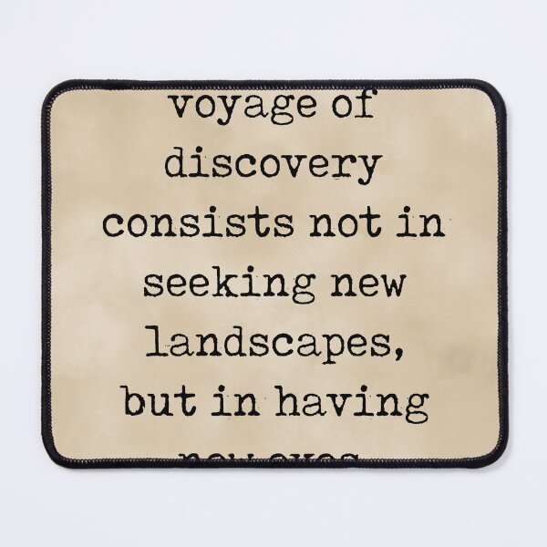 Item preview, The real voyage of discovery - Marcel Proust Quote - Literature - Typewriter Print - Vintage designed and sold by Studio Grafiikka.