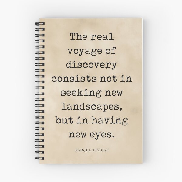 Item preview, The real voyage of discovery - Marcel Proust Quote - Literature - Typewriter Print - Vintage designed and sold by Studio Grafiikka.