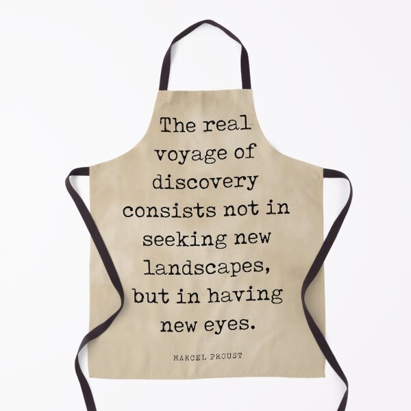 Item preview, The real voyage of discovery - Marcel Proust Quote - Literature - Typewriter Print - Vintage designed and sold by Studio Grafiikka.