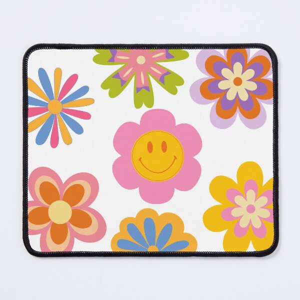 Item preview, Cheerful colorful flowers designed and sold by RetroNibylander.