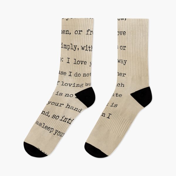 Item preview, I love you without knowing - Pablo Neruda Poem - Literature - Typewriter Print - Vintage designed and sold by Studio Grafiikka.