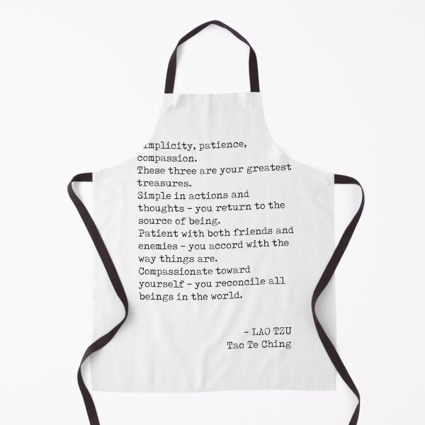 Item preview, Lao Tzu Quote - Tao Te Ching - Simplicity, Patience, Compassion - Minimalist, Typewriter Print designed and sold by Studio Grafiikka.