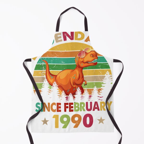 Item preview, 30 Yrs Old Dinosaur Birthday Gift Legend Since February 1990	 designed and sold by rmefalubab.