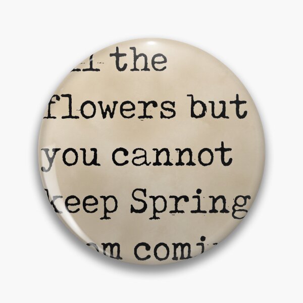 Item preview, You can cut all the flowers - Pablo Neruda Quote - Literature - Typewriter Print - Vintage designed and sold by Studio Grafiikka.