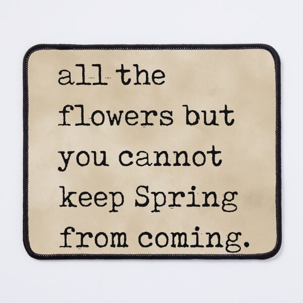 Item preview, You can cut all the flowers - Pablo Neruda Quote - Literature - Typewriter Print - Vintage designed and sold by Studio Grafiikka.