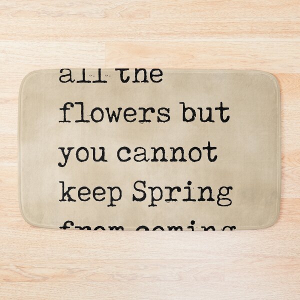 Item preview, You can cut all the flowers - Pablo Neruda Quote - Literature - Typewriter Print - Vintage designed and sold by Studio Grafiikka.