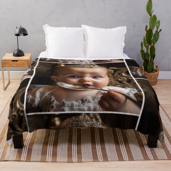Item preview, Born With A Silver Spoon In One's Mouth - Vintage designed and sold by visualidioms.