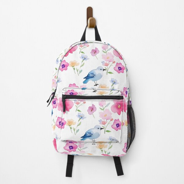 Item preview, Bird with flower seamless pattern watercolor designed and sold by Jayjaynaenae.