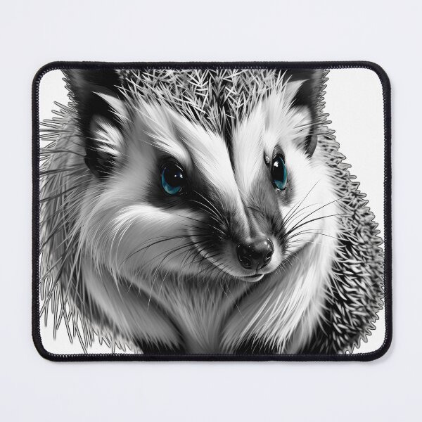 Item preview, Monotone cute hedgehog designed and sold by Animal-Avenue.
