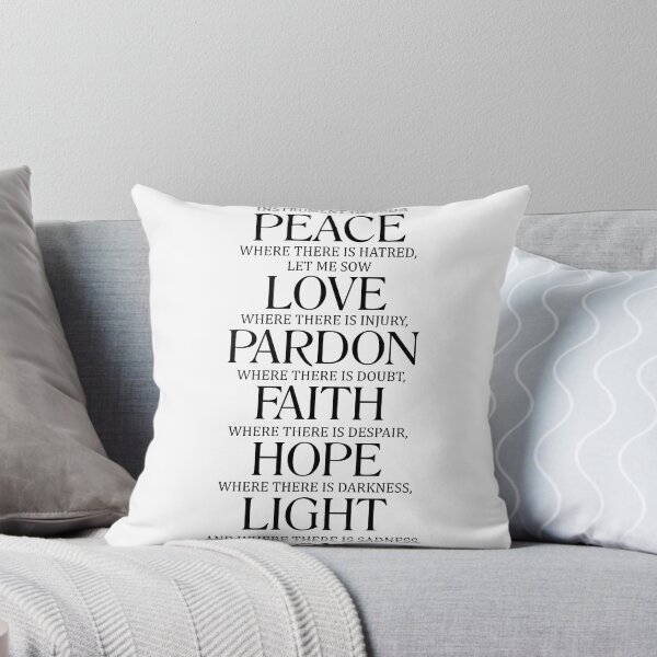 Item preview, Prayer of St.Francis - An instrument of your peace 2 - Minimal, Typewriter Print - Motivational Poem designed and sold by Studio Grafiikka.
