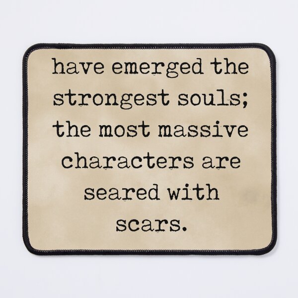 Item preview, Out of suffering emerged the strongest souls, Kahlil Gibran Quote, Literary Typewriter Print Vintage designed and sold by Studio Grafiikka.