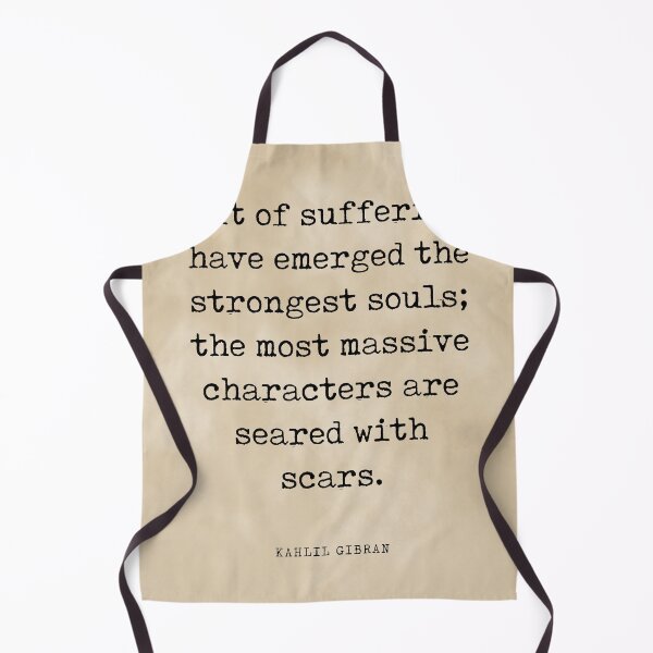 Aperçu de l'œuvre Out of suffering emerged the strongest souls, Kahlil Gibran Quote, Literary Typewriter Print Vintage créée et vendue par Studio Grafiikka.
