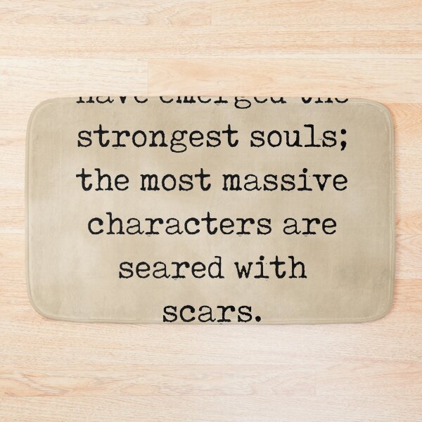 Item preview, Out of suffering emerged the strongest souls, Kahlil Gibran Quote, Literary Typewriter Print Vintage designed and sold by Studio Grafiikka.