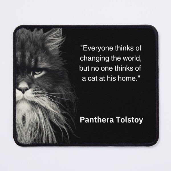 Item preview, Before changing the world, thinking of cat first. designed and sold by alien038.