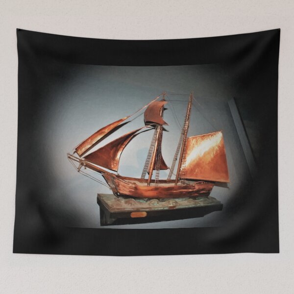 Artikelvorschau, Kupfer Segelschiff Water Painting entworfen und verkauft von robspencer.