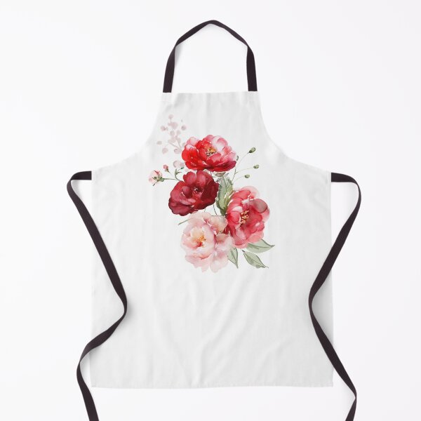 Item preview, Wild Roses Red Pink Watercolor designed and sold by junkydotcom.
