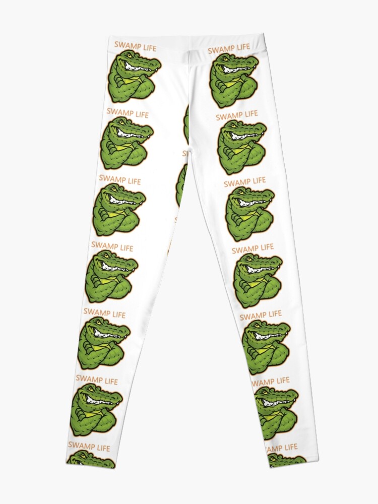 swamp life gator. Leggings for Sale by Mountain Gate Cricket Club