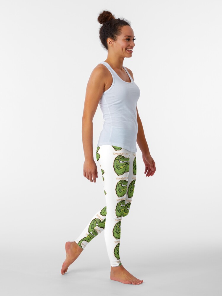 swamp life gator. Leggings for Sale by Mountain Gate Cricket Club
