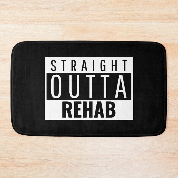 Item preview, Straight Outta Rehab designed and sold by SoberTeeCo.