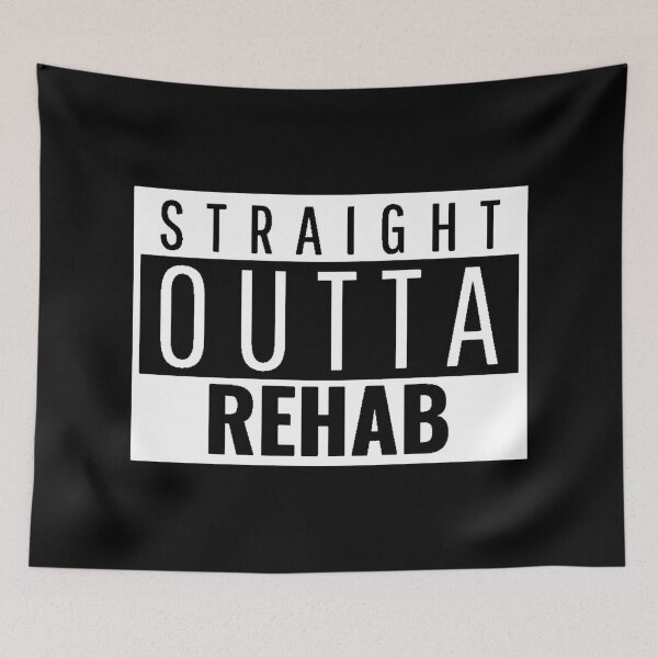 Item preview, Straight Outta Rehab designed and sold by SoberTeeCo.