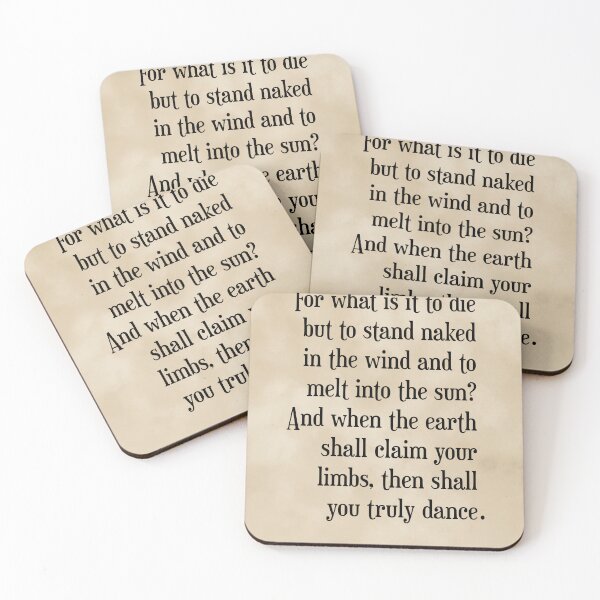 Item preview, Truly dance - Kahlil Gibran Quote - Literature - Typography Print - Vintage designed and sold by Studio Grafiikka.