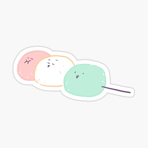 Kawaii dango Sticker