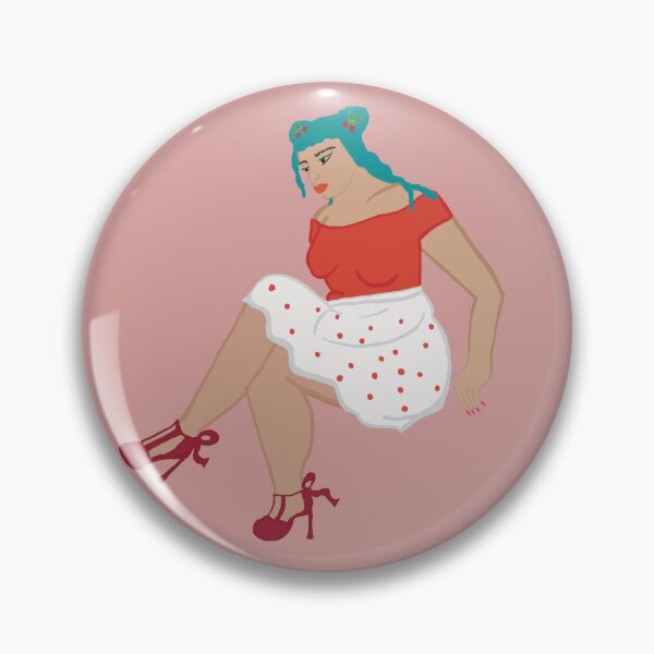 Item preview, Pinup Polka Dots designed and sold by LooLooStickers.
