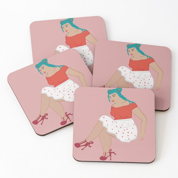 Item preview, Pinup Polka Dots designed and sold by LooLooStickers.