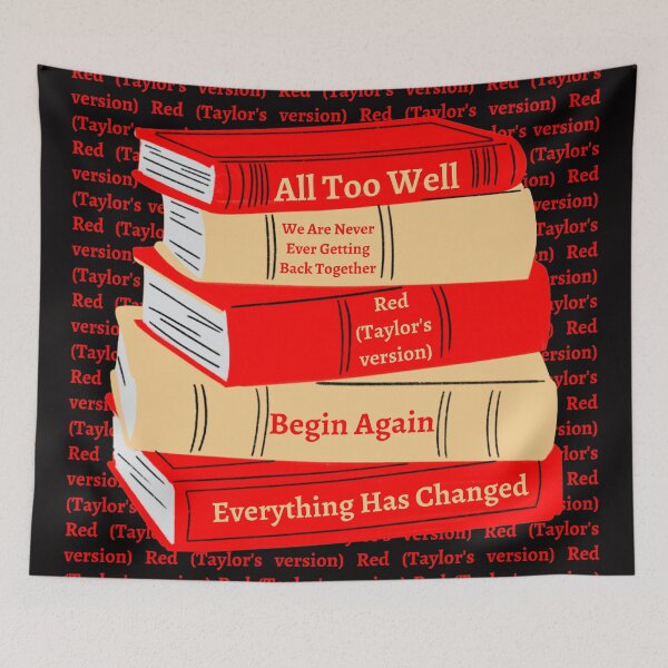 Item preview, Red (Taylor's Version) book stack  designed and sold by broadwaygirl142.