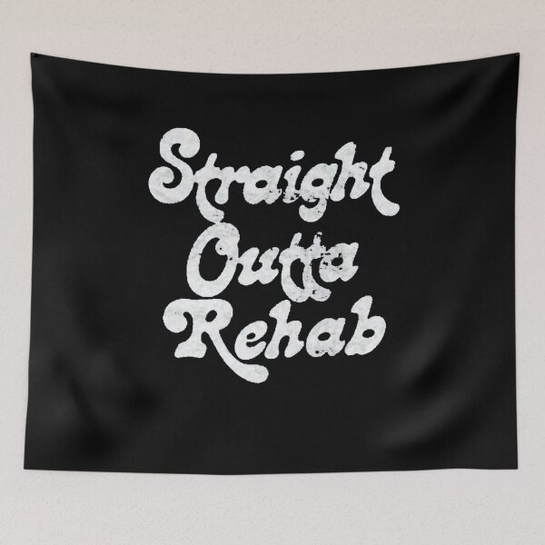 Item preview, Straight Outta Rehab designed and sold by SoberTeeCo.