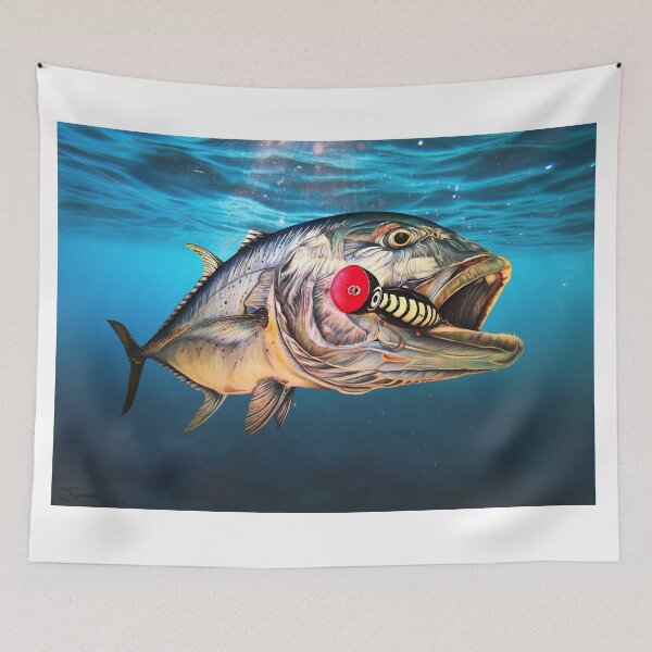 Item preview, Giant Trevally and Sox popper designed and sold by Paul Kyriakides.