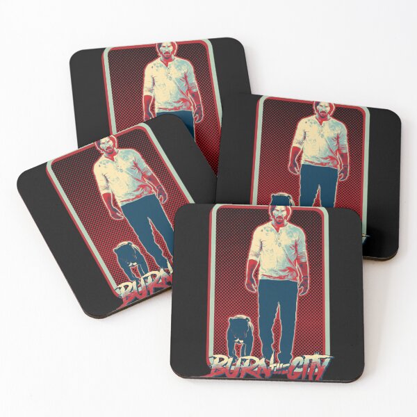 Item preview, burn the city pop art designed and sold by ArtClothesNosed.