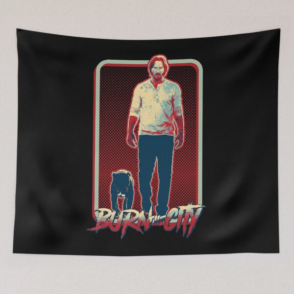 Item preview, burn the city pop art designed and sold by ArtClothesNosed.