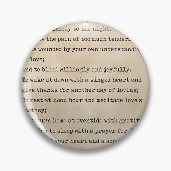 Item preview, On Love - Kahlil Gibran Poem - Literature - Typewriter Print - Vintage designed and sold by Studio Grafiikka.