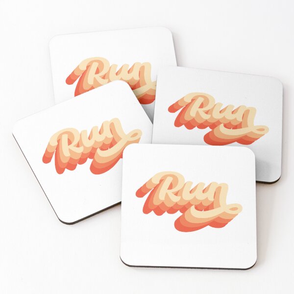Item preview, Retro Run Stciker designed and sold by Ezra Arendse.