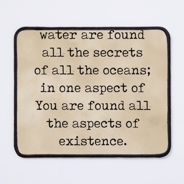 Item preview, One drop of water - Kahlil Gibran Quote - Literature - Typewriter Print 1 - Vintage designed and sold by Studio Grafiikka.