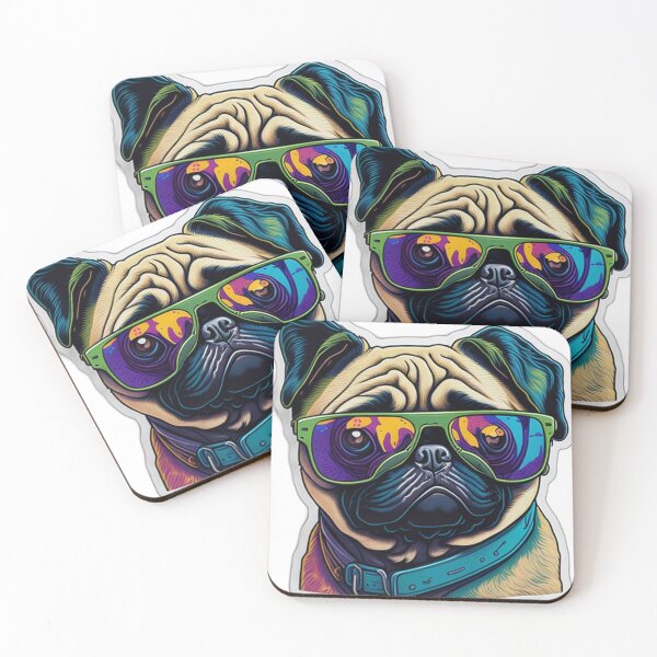 Item preview, What Me? No Never, I'm Just chillin like a pug designed and sold by LivingItFunky.