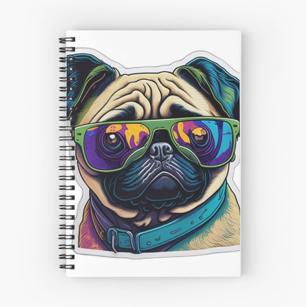 Item preview, What Me? No Never, I'm Just chillin like a pug designed and sold by LivingItFunky.