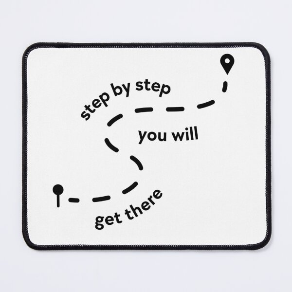 Item preview, Step by step you will get there designed and sold by Boldly Inspired.