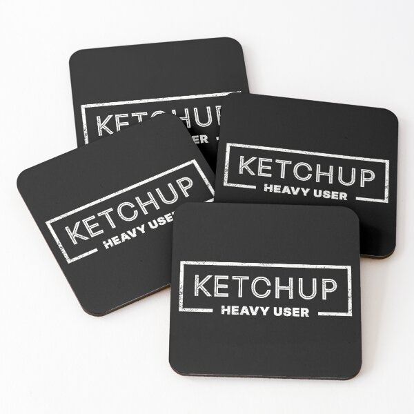 Item preview, Ketchup Heavy User designed and sold by WhitepaperStyle.