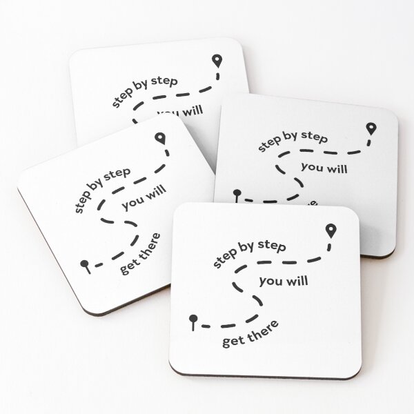Item preview, Step by step you will get there designed and sold by Boldly Inspired.