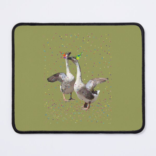Item preview, Confetti and Streamers Celebrating Geese  Greeting Card 	 designed and sold by hfapaoulul31.