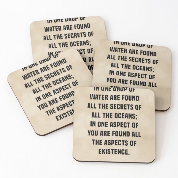 Item preview, One drop of water - Kahlil Gibran Quote - Literature - Typography Print 1 - Vintage designed and sold by Studio Grafiikka.