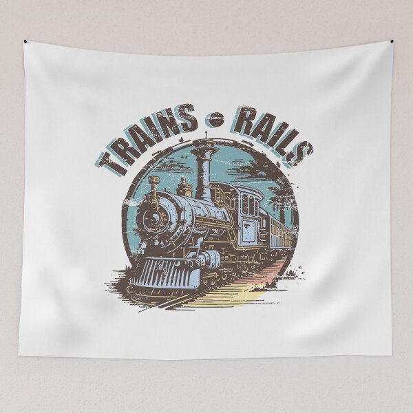 Item preview, Vintage Train Tee for Classic Travelers designed and sold by dakaseli.