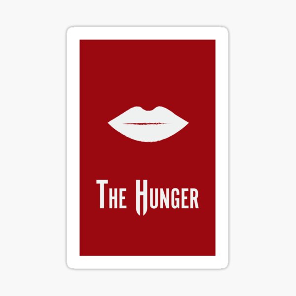 The Hunger Minimalist Poster Sticker