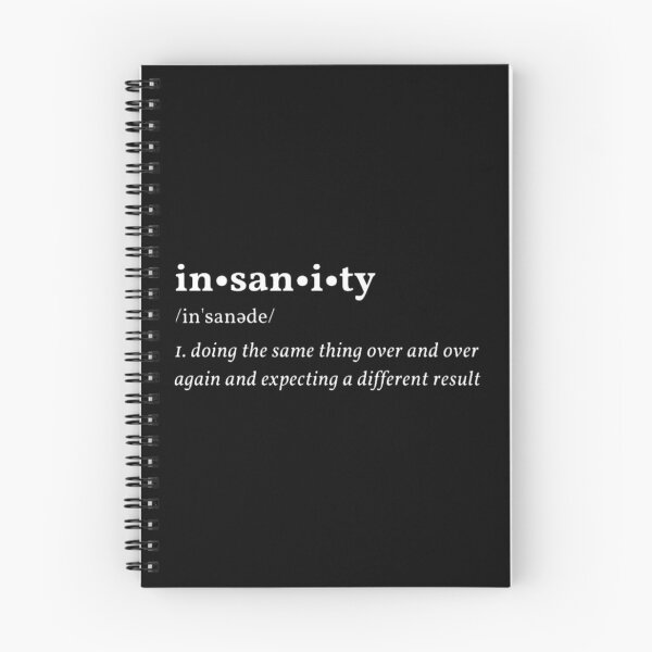 Item preview, Insanity designed and sold by SoberTeeCo.